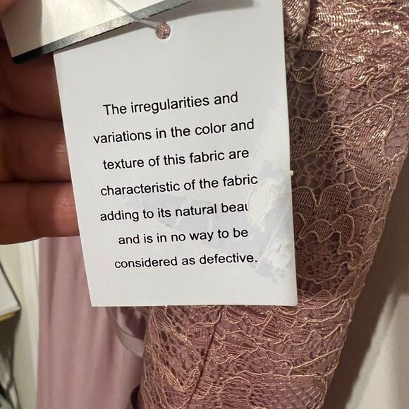 David's Bridal Womens Formal Short Dress One Shoulder Lace Sz 14 Bridesmaid Prom - Picture 8 of 10